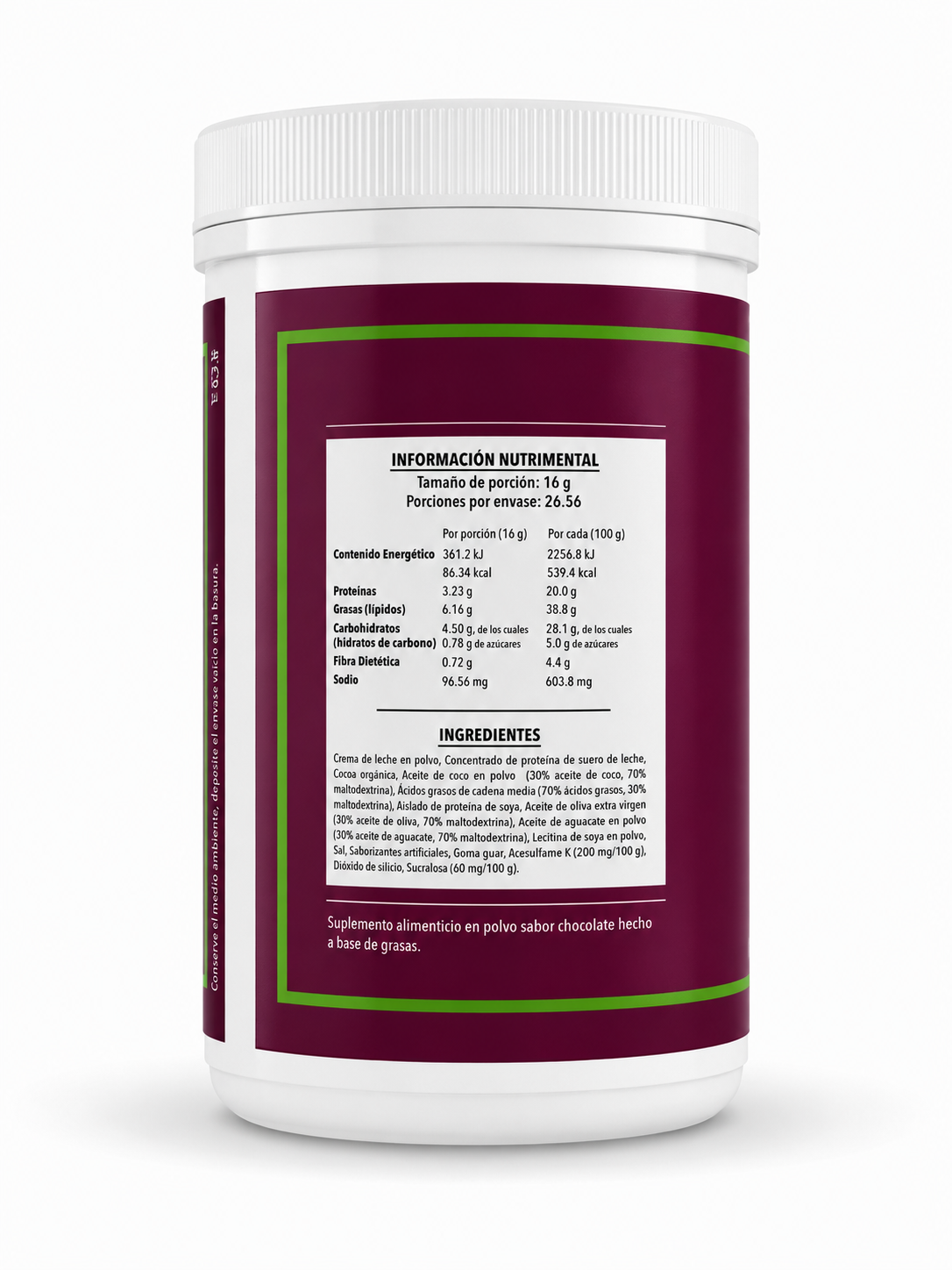 Great Fats® Chocolate | Fórmula MCT Premium